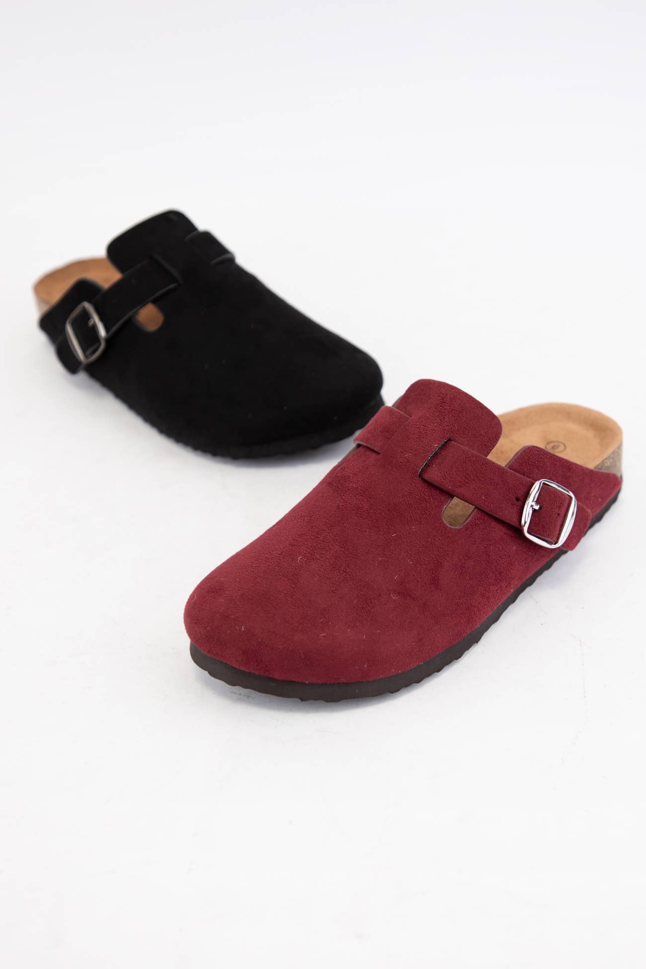 CCOCCI - REGIS ROUND TOE CLOG SANDALS WITH BUCKLE DETAIL