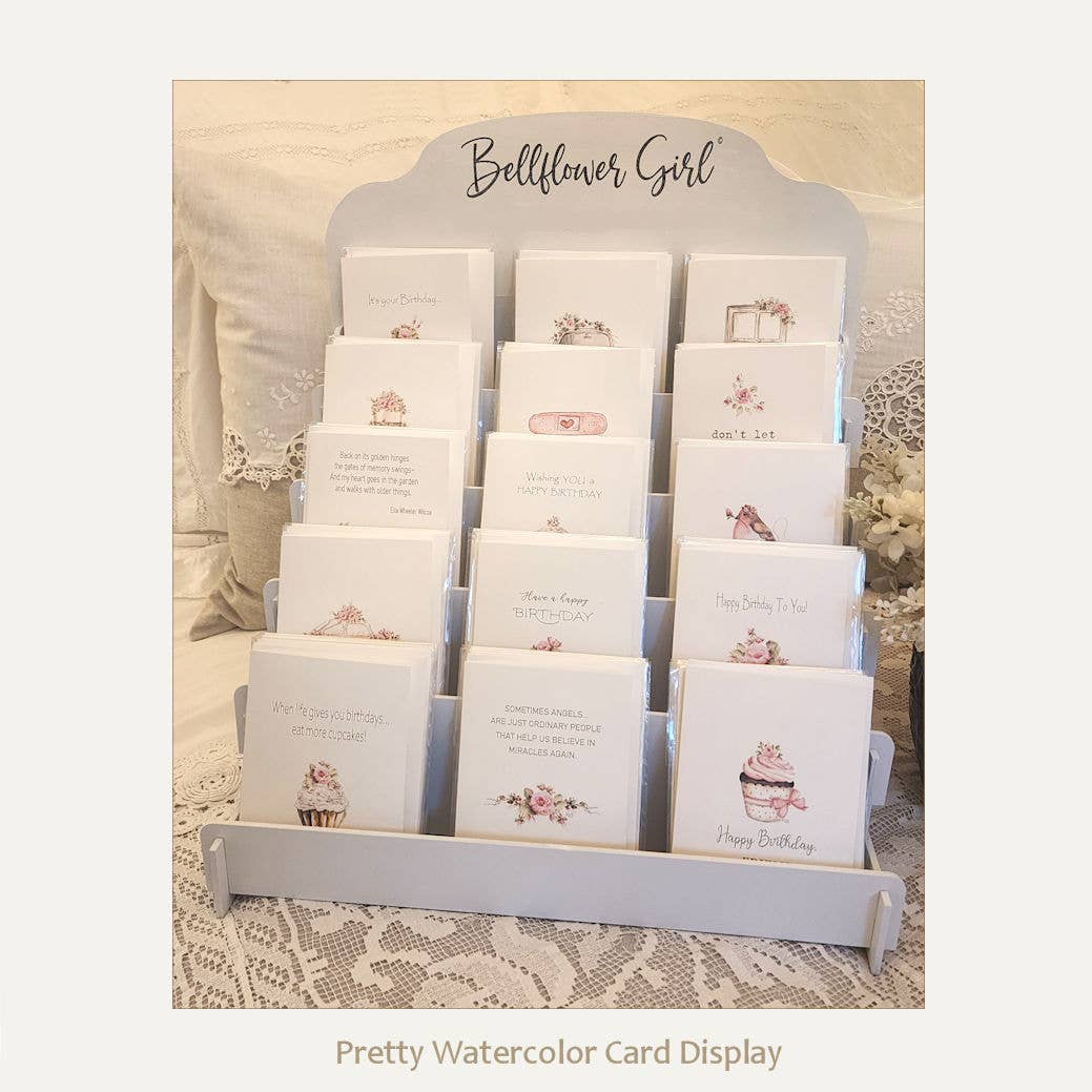 Bellflower Girl - Valentine's Day LOVE To You - Cupcake Heart Friendship Card