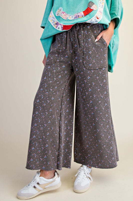 Floral Sweat Pants
