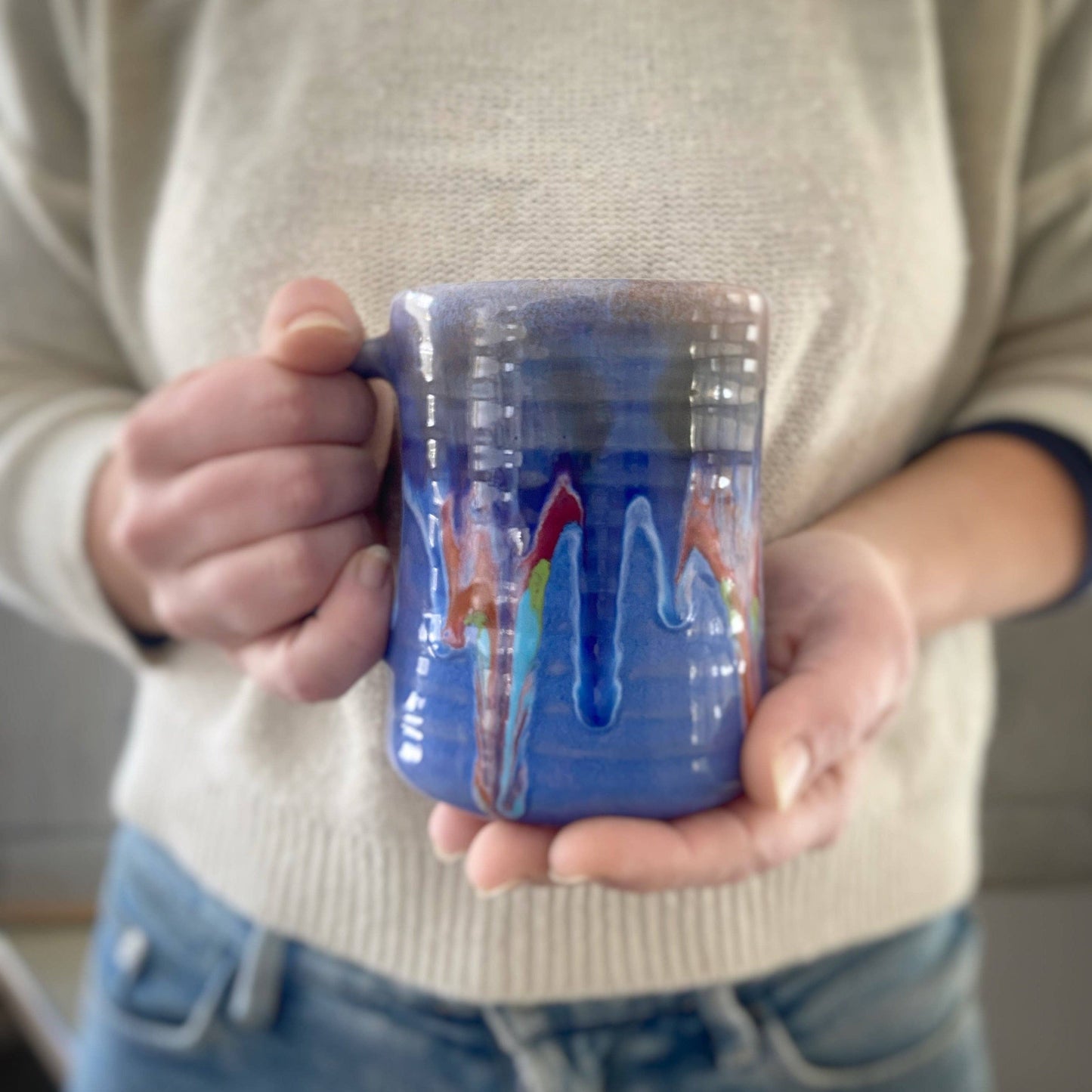 Lasser Ceramics - Blue Moon Mug