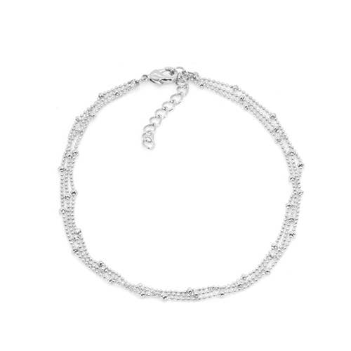 Maya J - Ankle Bracelets - 14K Gold-Plated - Full Display