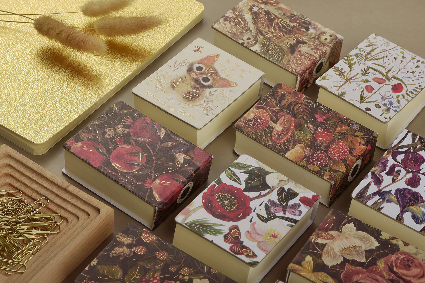 BV by Bruno Visconti - A7 Tear-Away Notepad - Forest Mushrooms 
