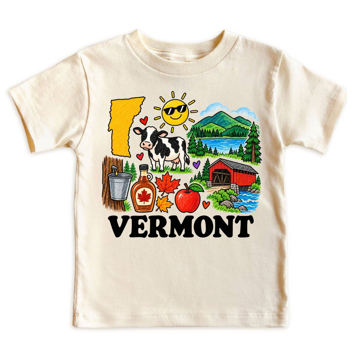 EnjoyMyDesign - Vermont Kids T-Shirt