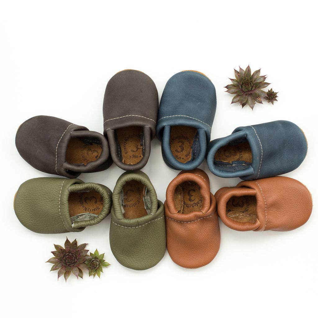 Starry Knight Design - Loafer Baby and Toddler Shoes( Iron, Sienna, Lichen, Navy)