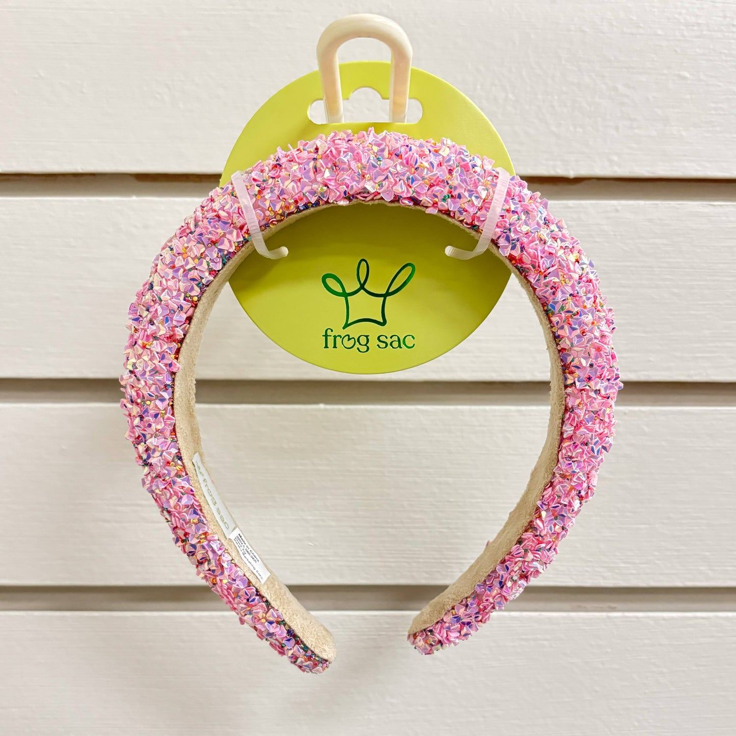 Frog Sac - Kids Padded Headband - Chunky Sequin Hair Band