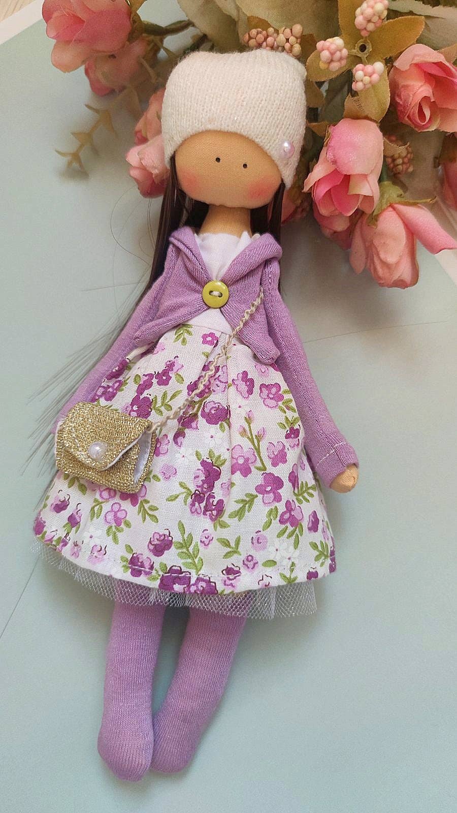 ChernikovaNataliya - Handmade Doll, Tilda Dolls, Decorative Doll, Shabby Chic Nursery , Little Girl Toys, Shabby Cloth Dolls,Ballerina Doll,Fabric Doll
