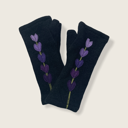 Sardine Clothing Co. - Fingerless Cashmere Gloves-Lupine