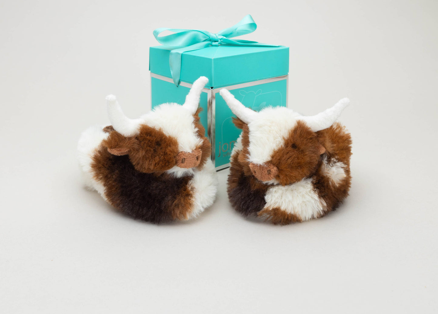 Jomanda Soft Toys & Accessories - Texas Longhorn Highland Cow Plush Baby Slippers House Shoes