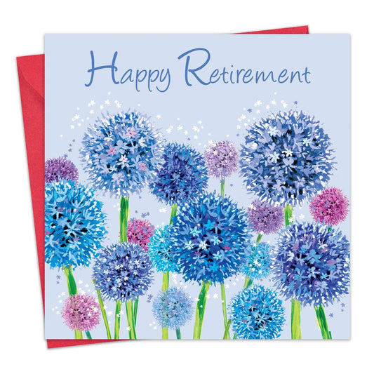 Twizler Ltd - Retirement Card - Allium