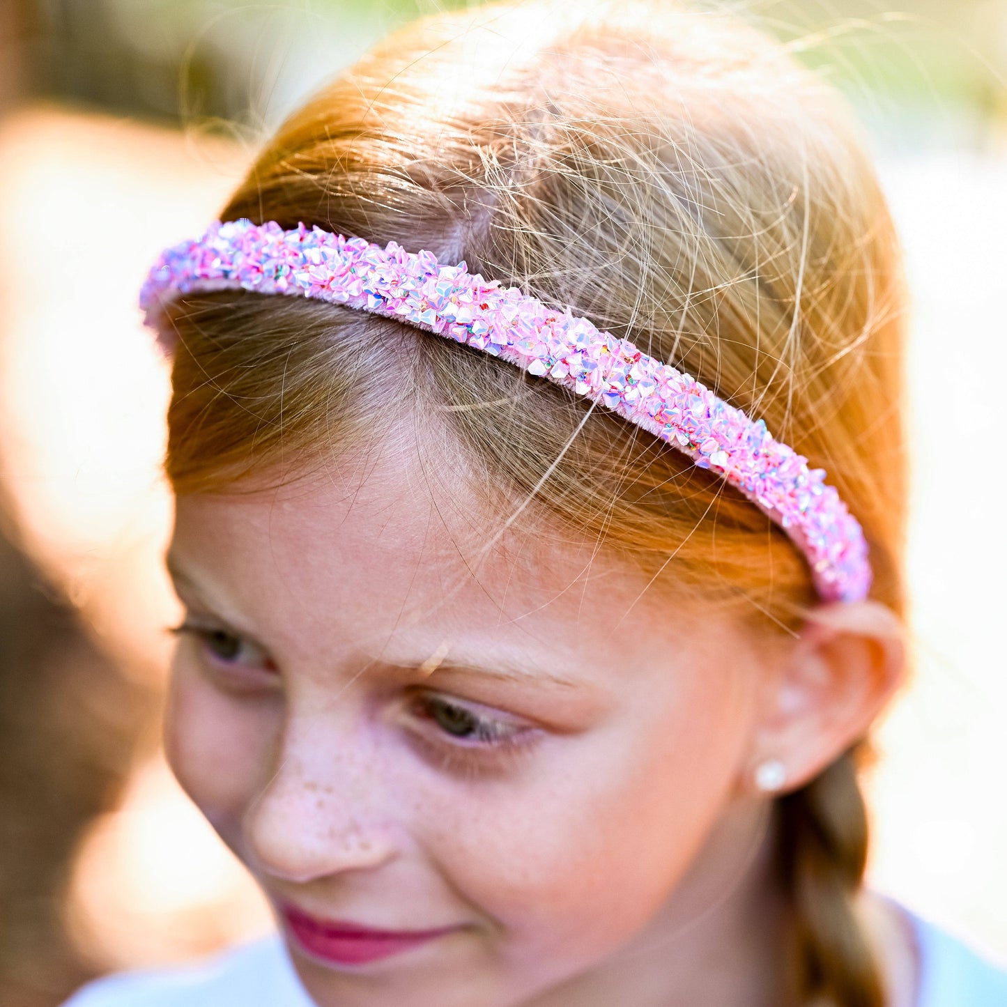 Frog Sac - Thin Sequin Headband - Non Slip Hair Accessories for Kids