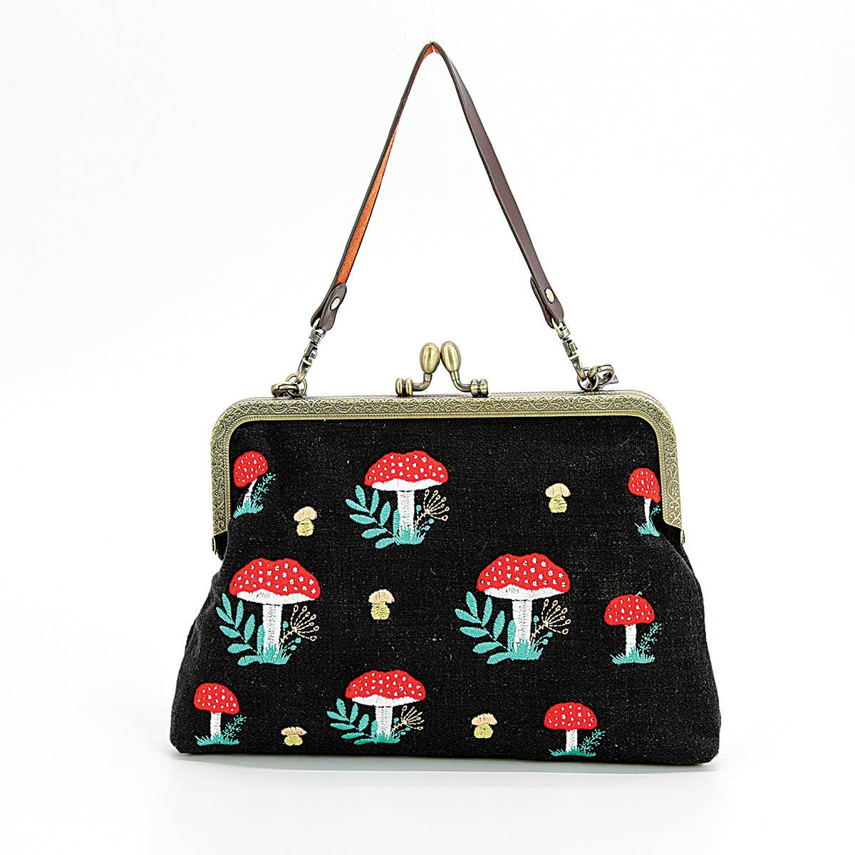 COMECO INC - Mushrooms Kisslock Bag