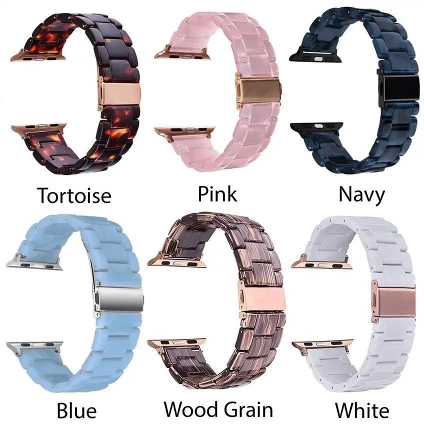 ShopTrendsNow - Resin Bracelet Light Weight Bands for Apple Watch