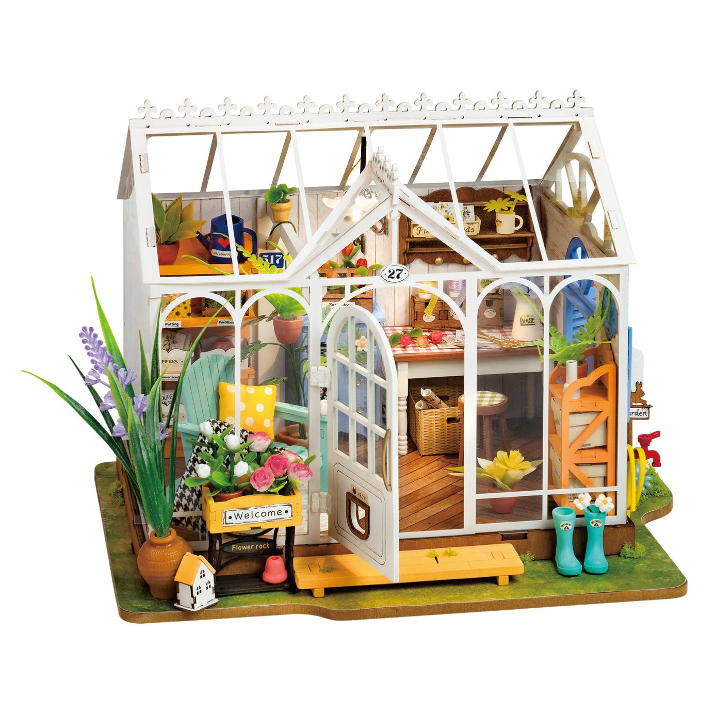 Hands Craft - DIY Miniature House Kit: Dreamy Garden House