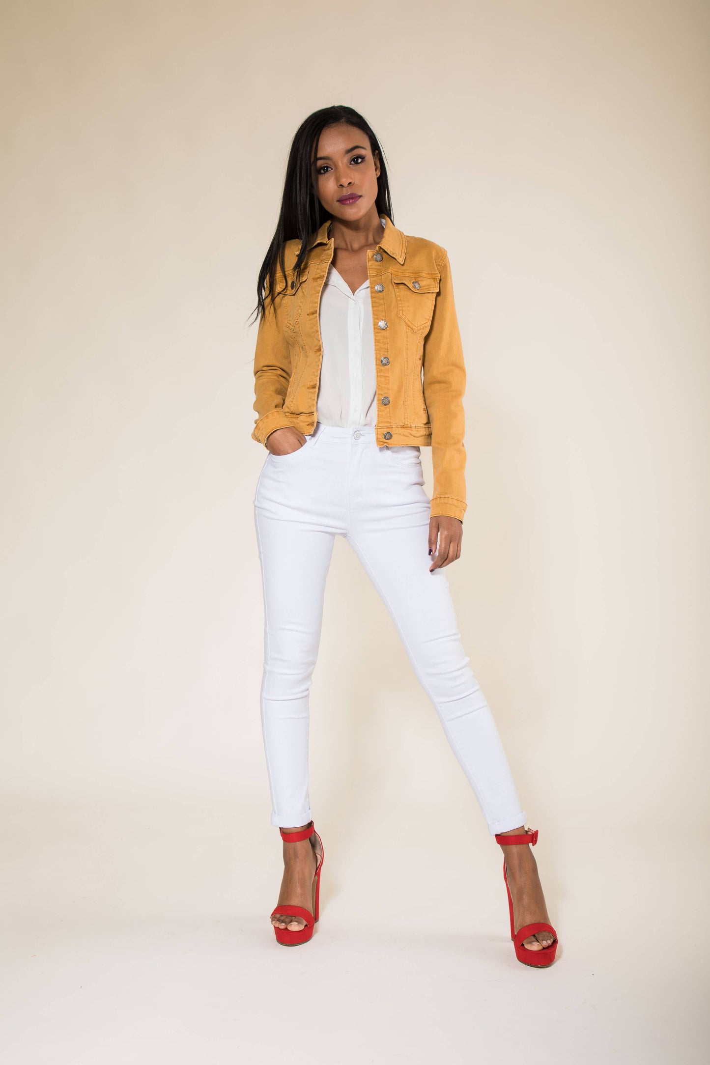 Nina Carter - Stretch fitted jacket Color J212A