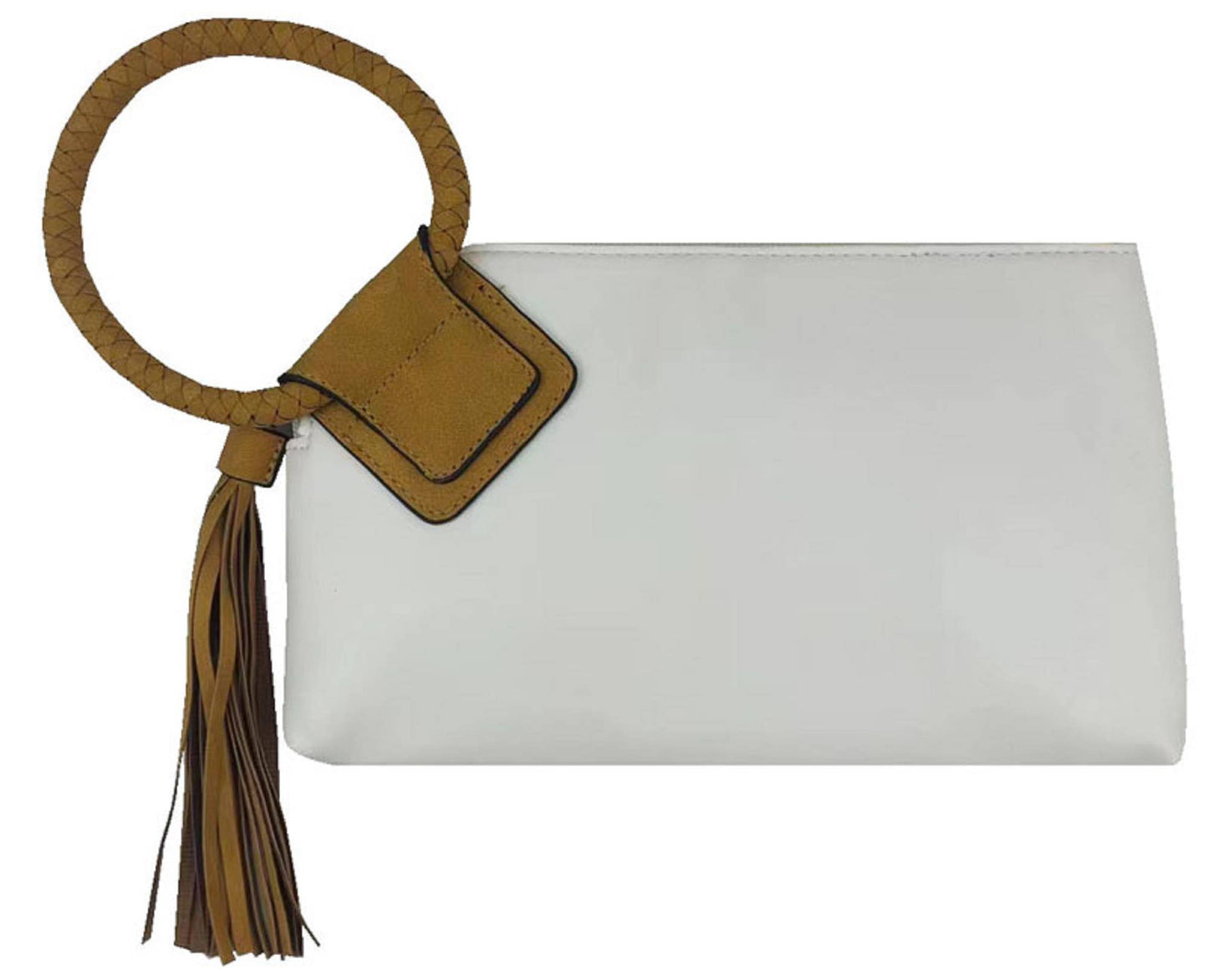 MiMi Wholesale - BP204 Fashion Cuff Handle Tassel Wristlet Clutch