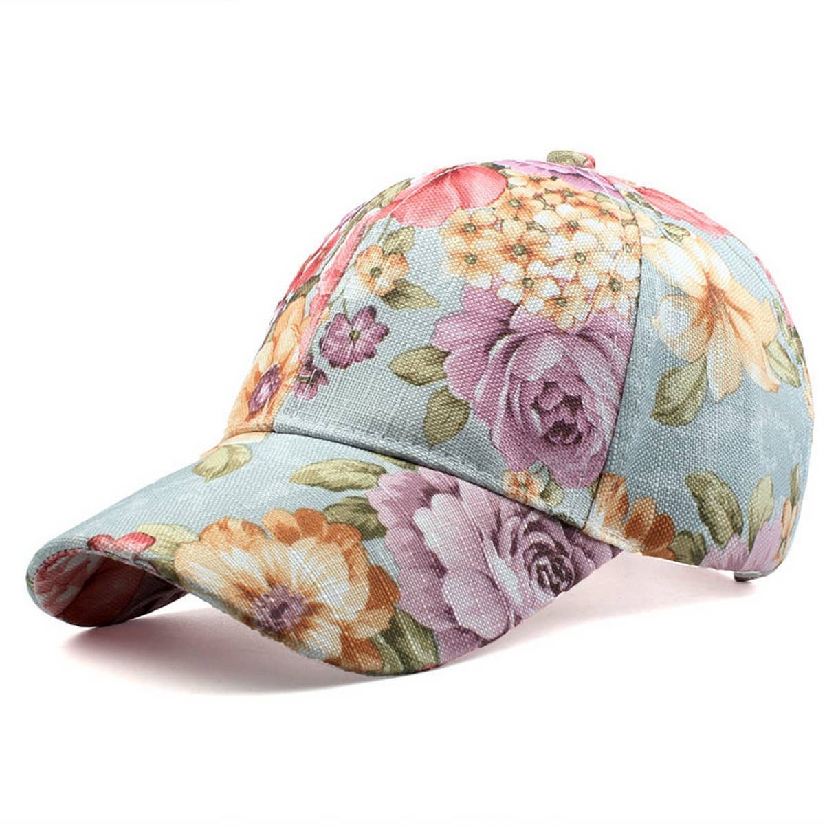 Lovenne - BREATHABLE FLORAL SUN HAT SWEAT BASEBALL CAP_CWAH0955