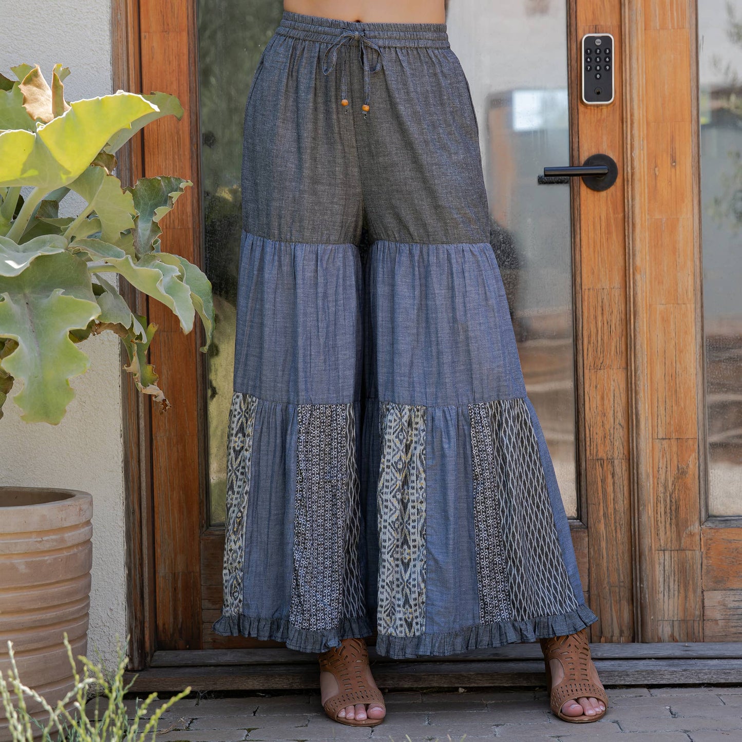 Young Threads - Runway-Ready Knit & Woven Pants with Prints & Relaxed Drape