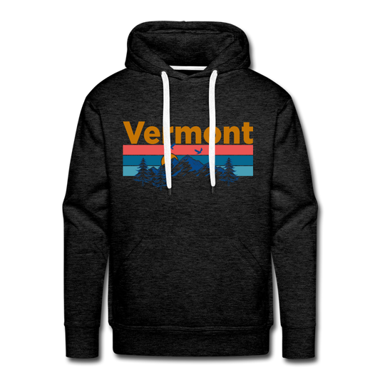 Hey Mountains - Premium Vermont Hoodie -  Vermont Sweatshirt