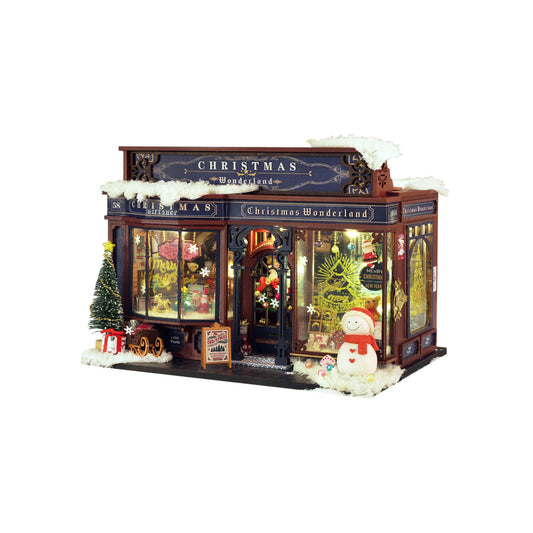 Hands Craft - DIY Miniature House Kit: Christmas Wonderland