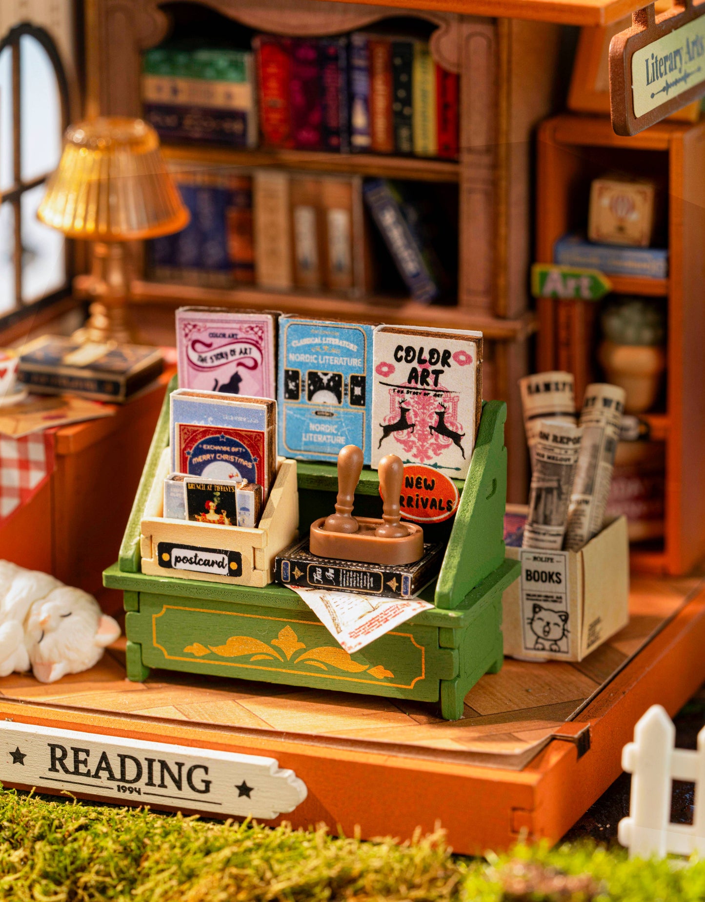 Hands Craft - DIY Miniature House Kit: The Muse Bookshop