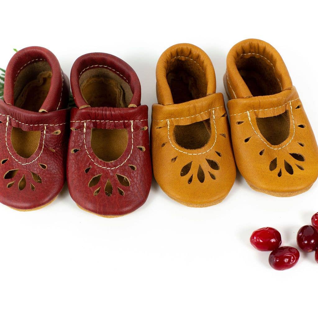Rhubarb & Dijon RAINEY JANES Shoes Baby and Toddler: 4 (12m) 5" / Rhubarb