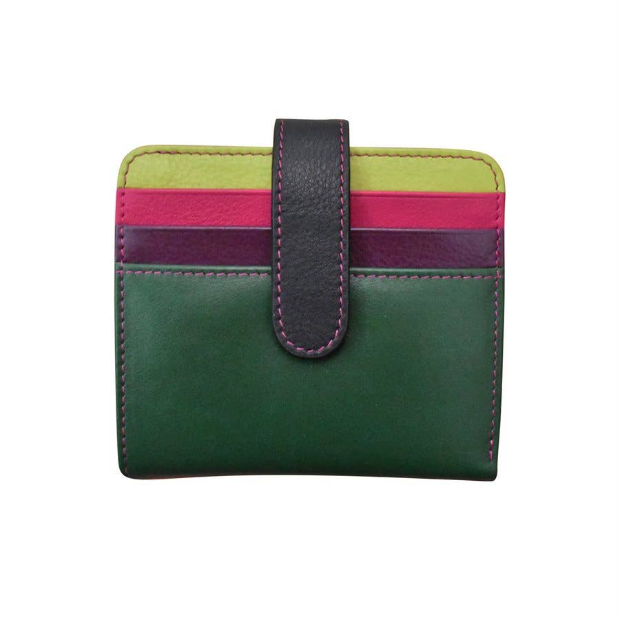 ili New York - Small Leather Wallet - Credit Card Holder - 7301