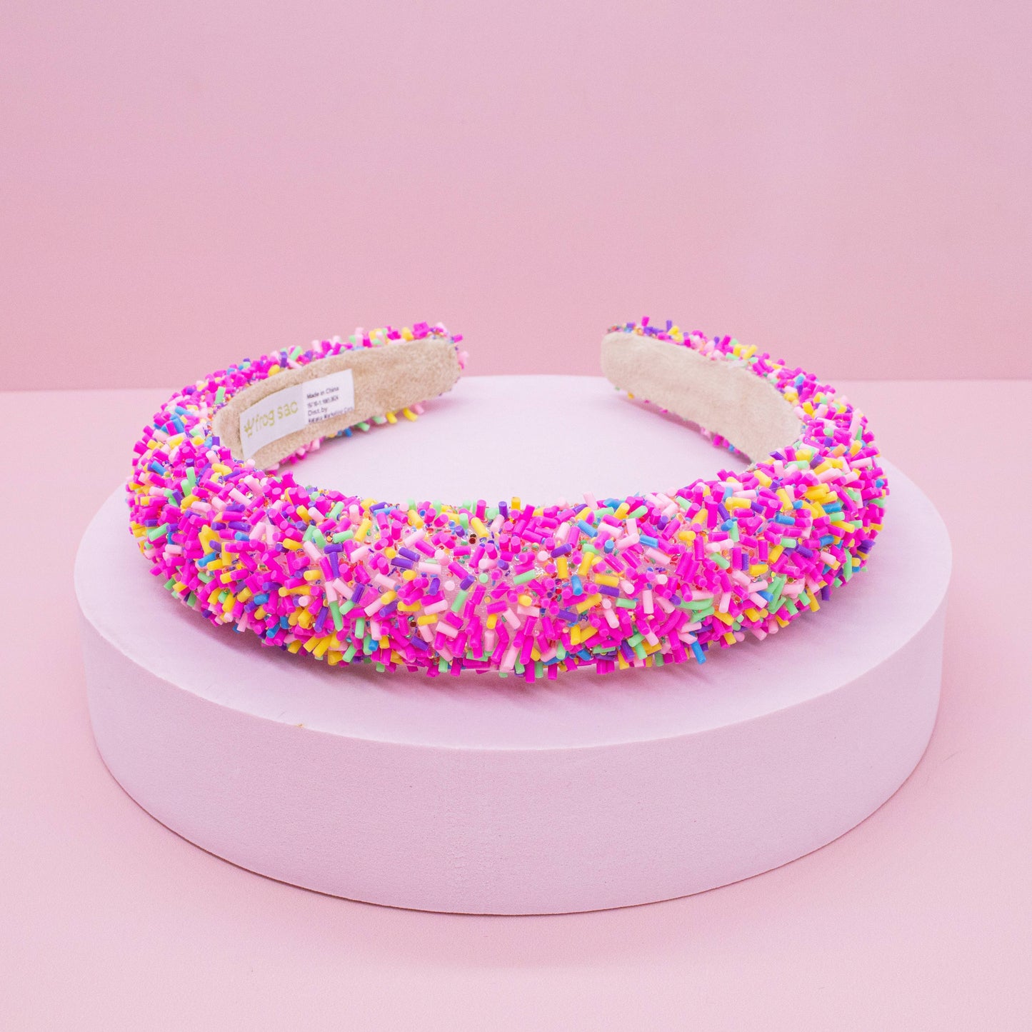 Frog Sac - Padded Sprinkles Headband