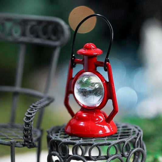 Factory Direct Craft - 1-3/4" Dollhouse Miniature Red Railroad Lantern