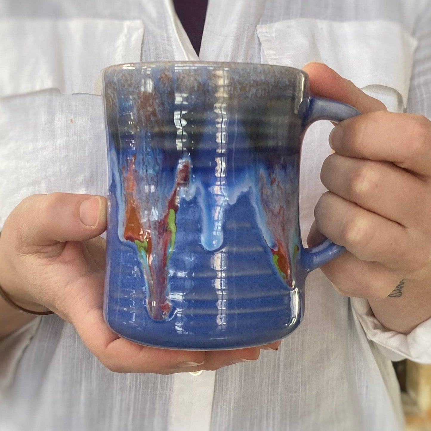 Lasser Ceramics - Blue Moon Mug