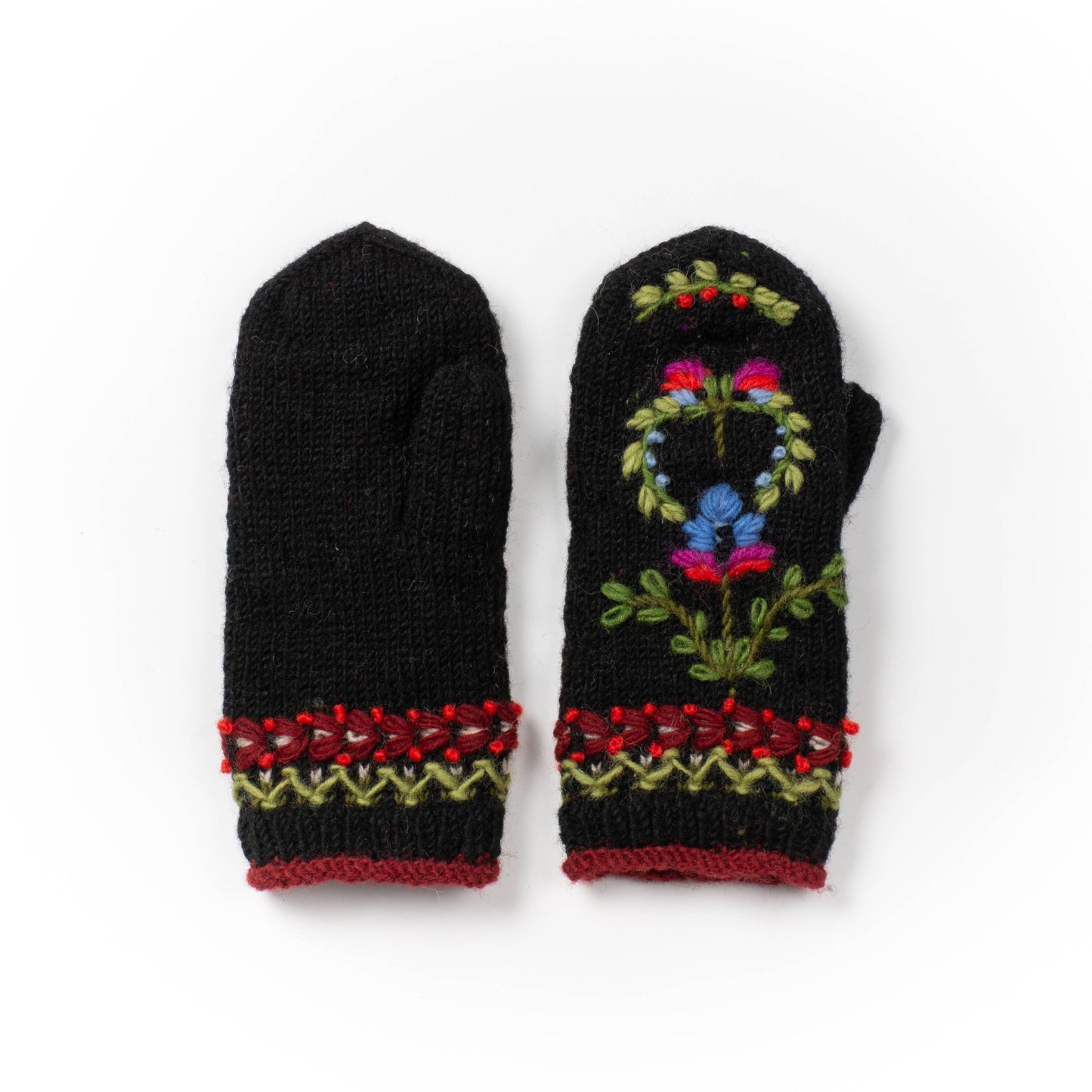 Lost Horizons Knitwear - Munich - women's wool knit mittens