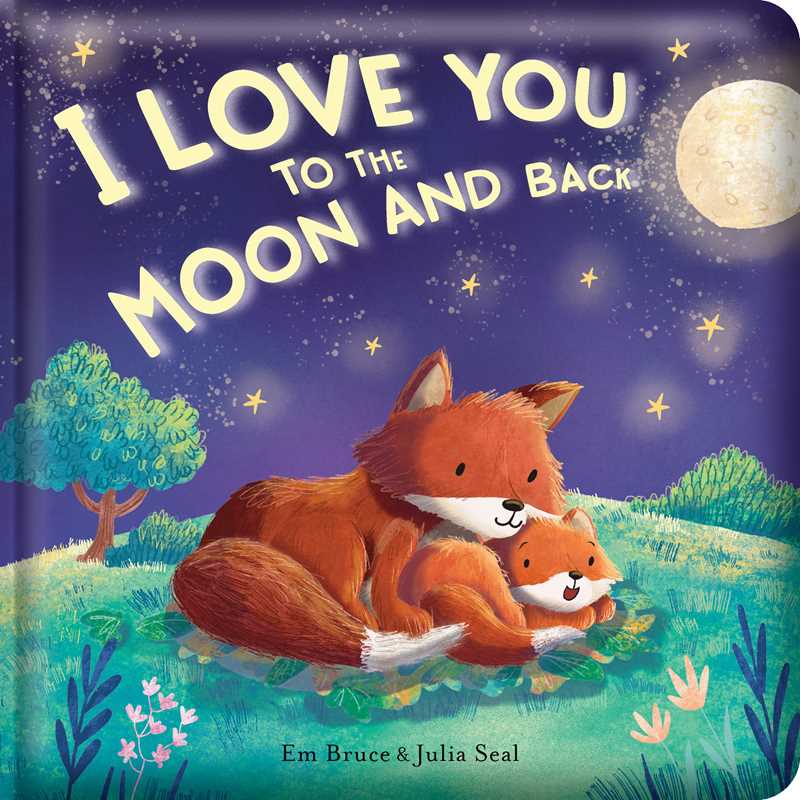 Simon & Schuster - I Love You to the Moon and Back: Padded Board Book by Em Bruce