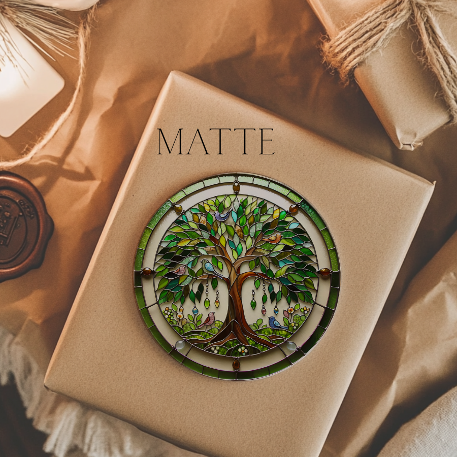 Fernville Creations - Tree of Life Coaster, Ceramic Coaster with Printed Image