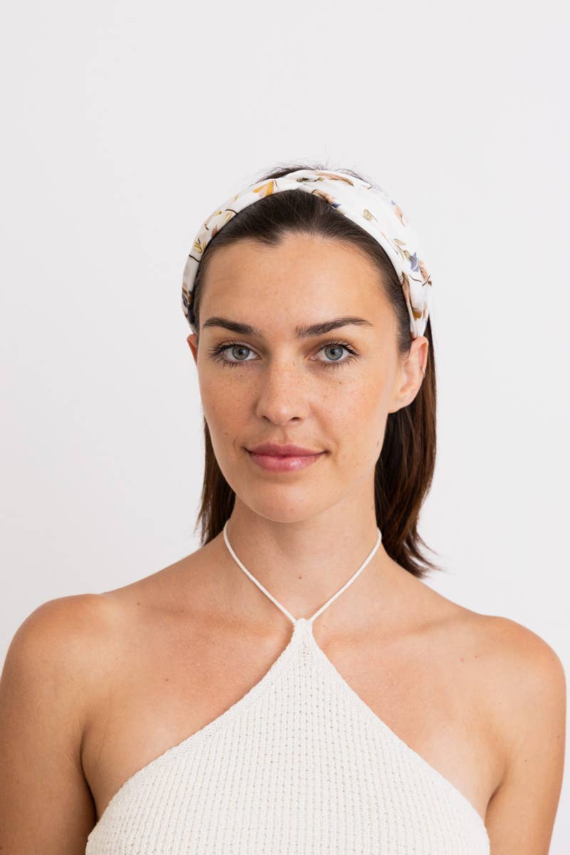 Leto Accessories - Secret Garden Satin Smooth Floral Headband 🌼