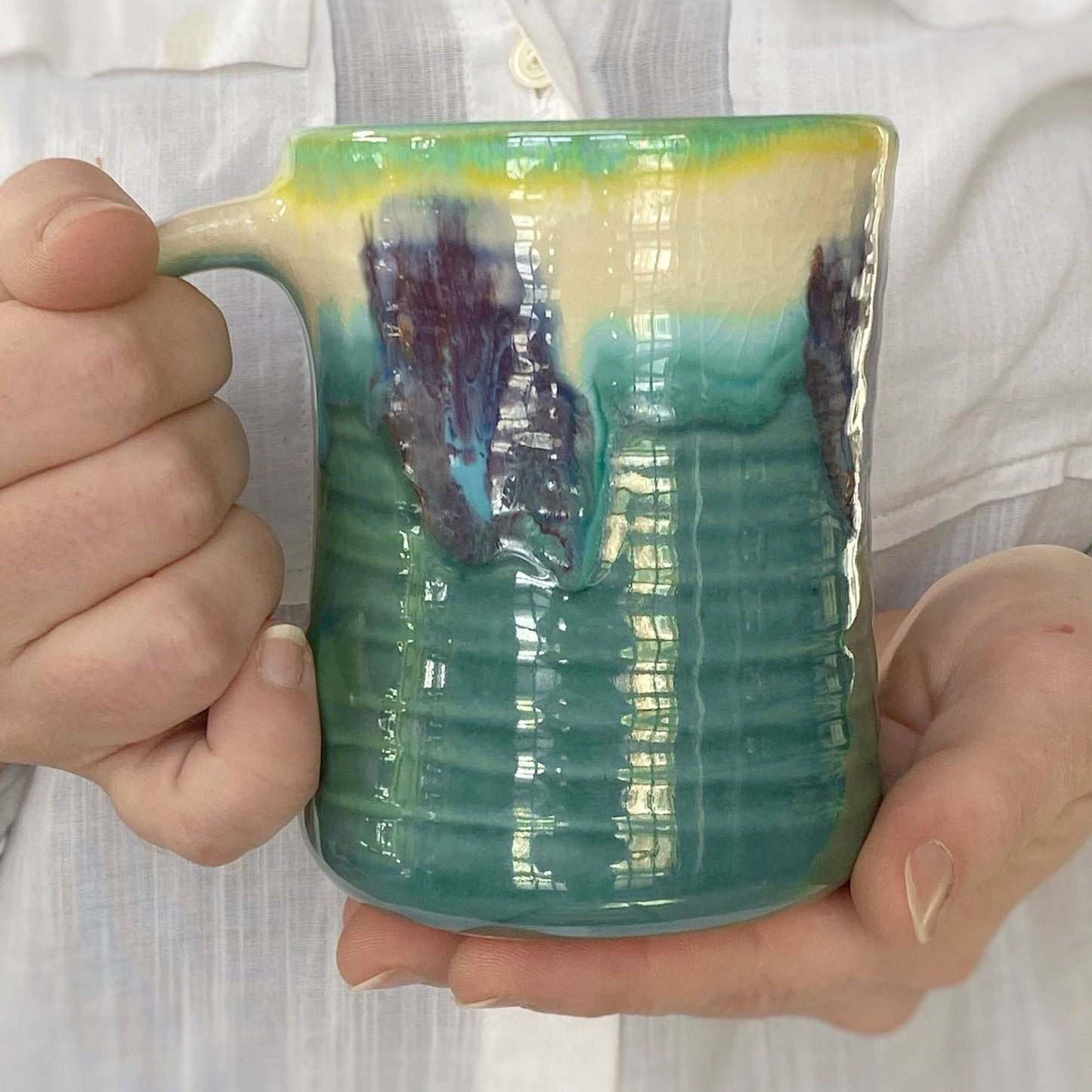 Lasser Ceramics - Teal Mug