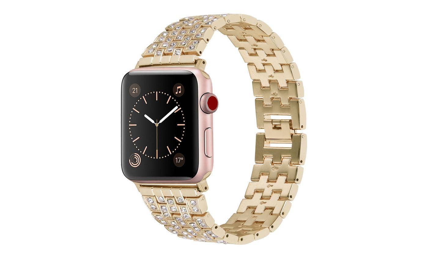 ShopTrendsNow - Crystal Rhinestone Sparkling Band for Apple Watch All Series