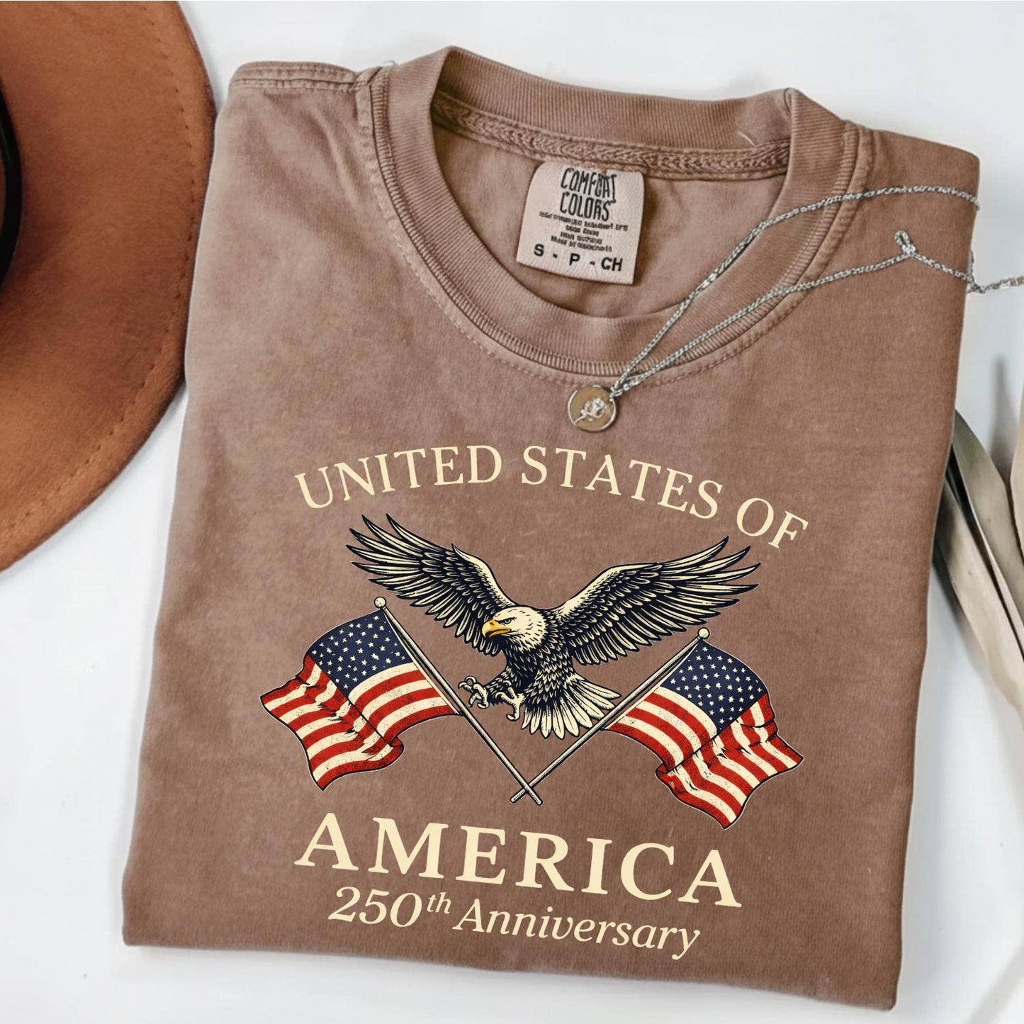 Glaime - Comfort Colors 250th of America Anniversary Shirt, Retro Tee