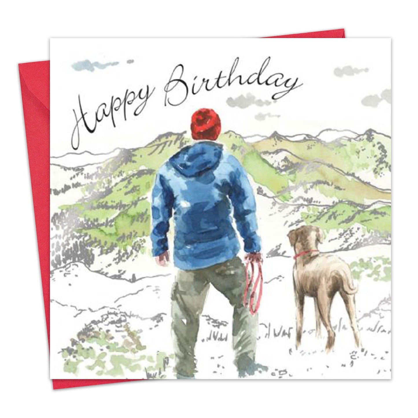Twizler Ltd - Hiking - Mens Birthday Card