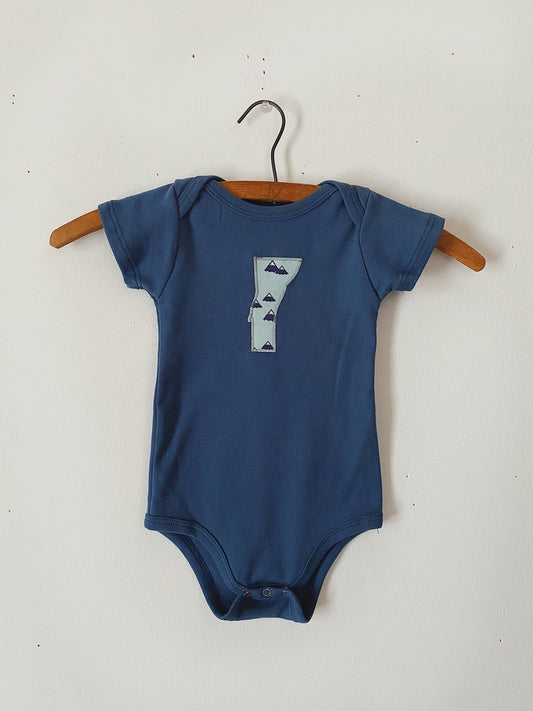 Vermont Tribe - Vermont Baby Bodysuit - Organic Mountains