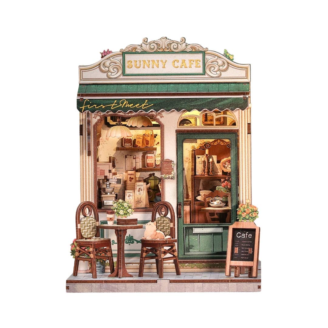 Hands Craft - DIY Book Nook Kit: Sunny Café