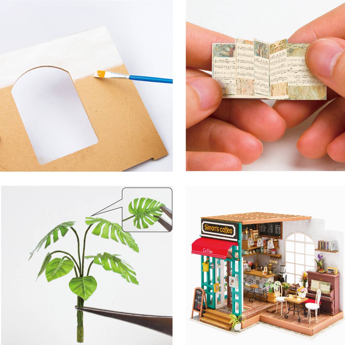 Hands Craft - DIY Miniature House Kit: Simon's Coffee