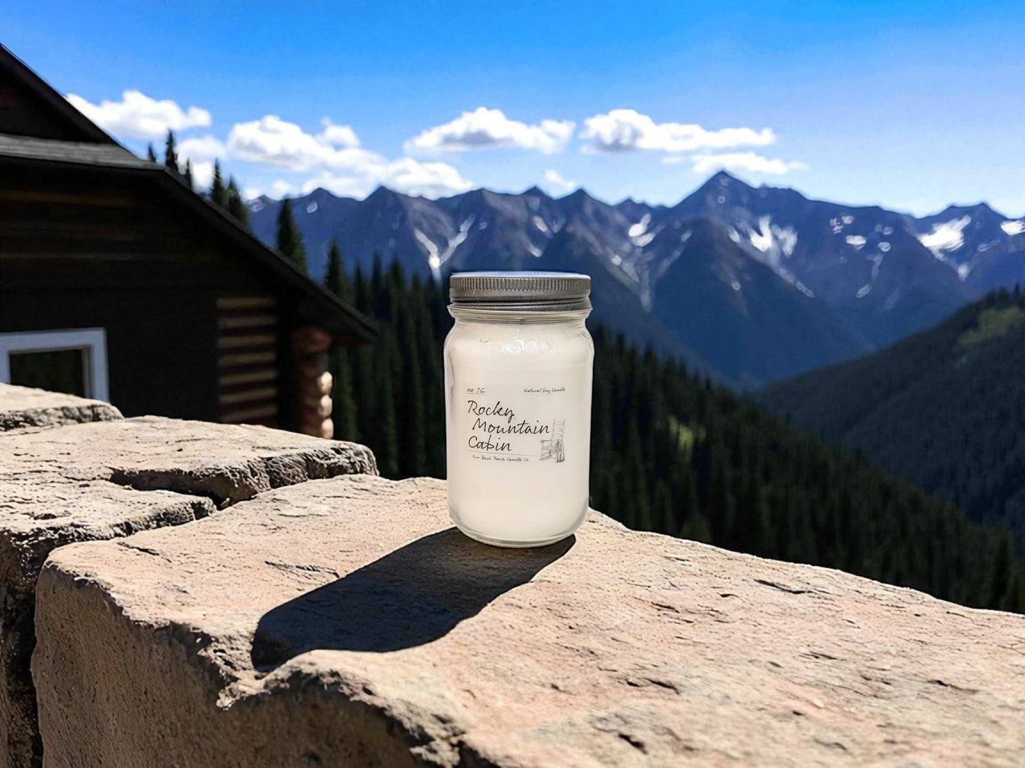 Back Porch Candle Co - Rocky Mountain Cabin | Soy Candle | Colorado Made