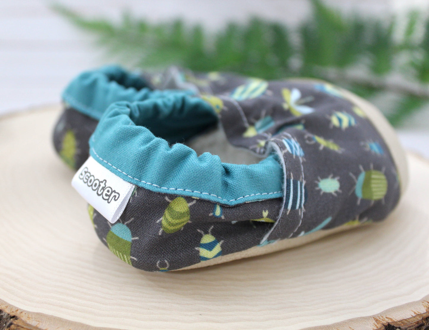 Scooter Booties - Buggy Beetles Baby Shoes