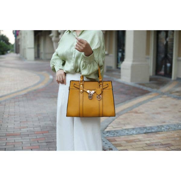 MKF Collection - Christine Vegan Leather Women Satchel Bag & wallet by Mia K