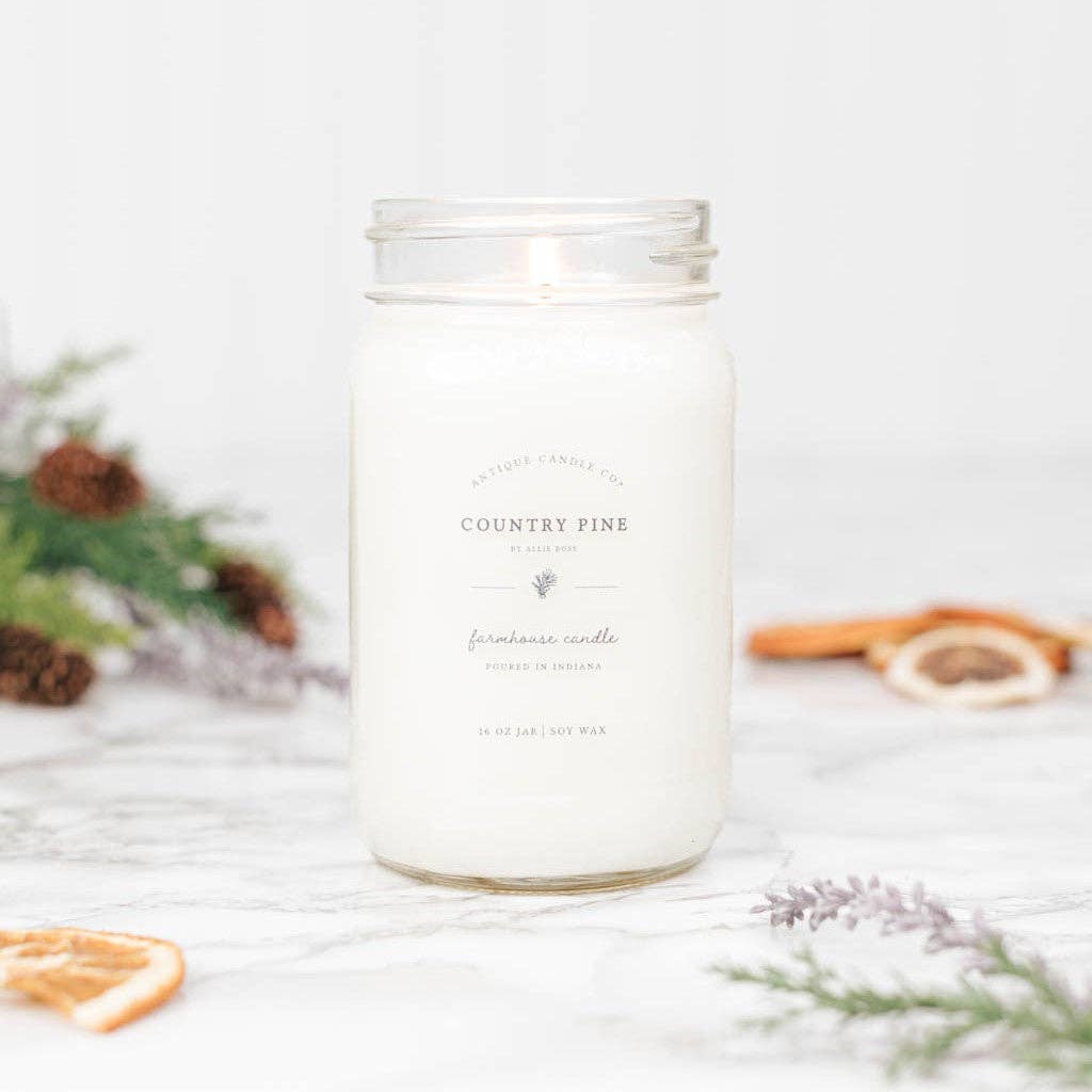 Antique Candle Co.® - Country Pine - Soy Wax Mason Jar Candle