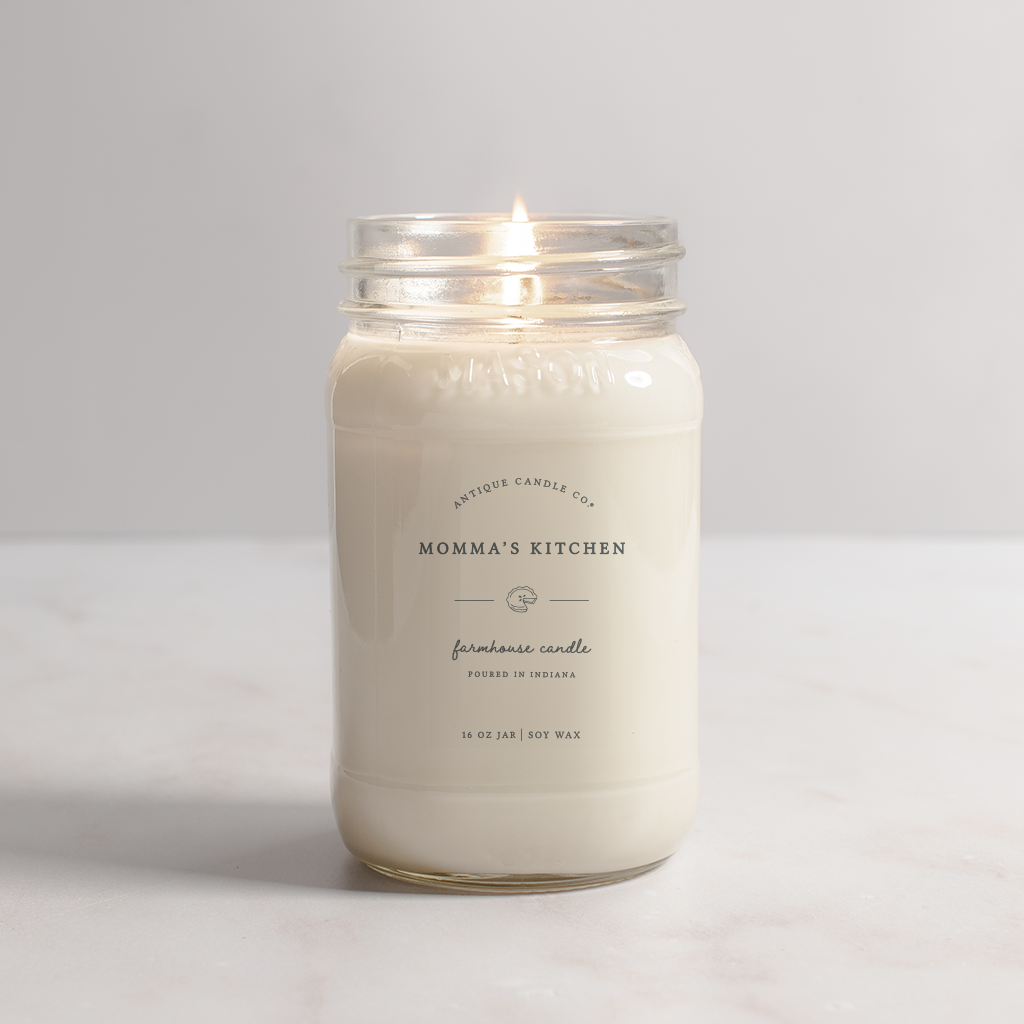 Antique Candle Co.® - Momma's Kitchen - Soy Wax Mason Jar Candle