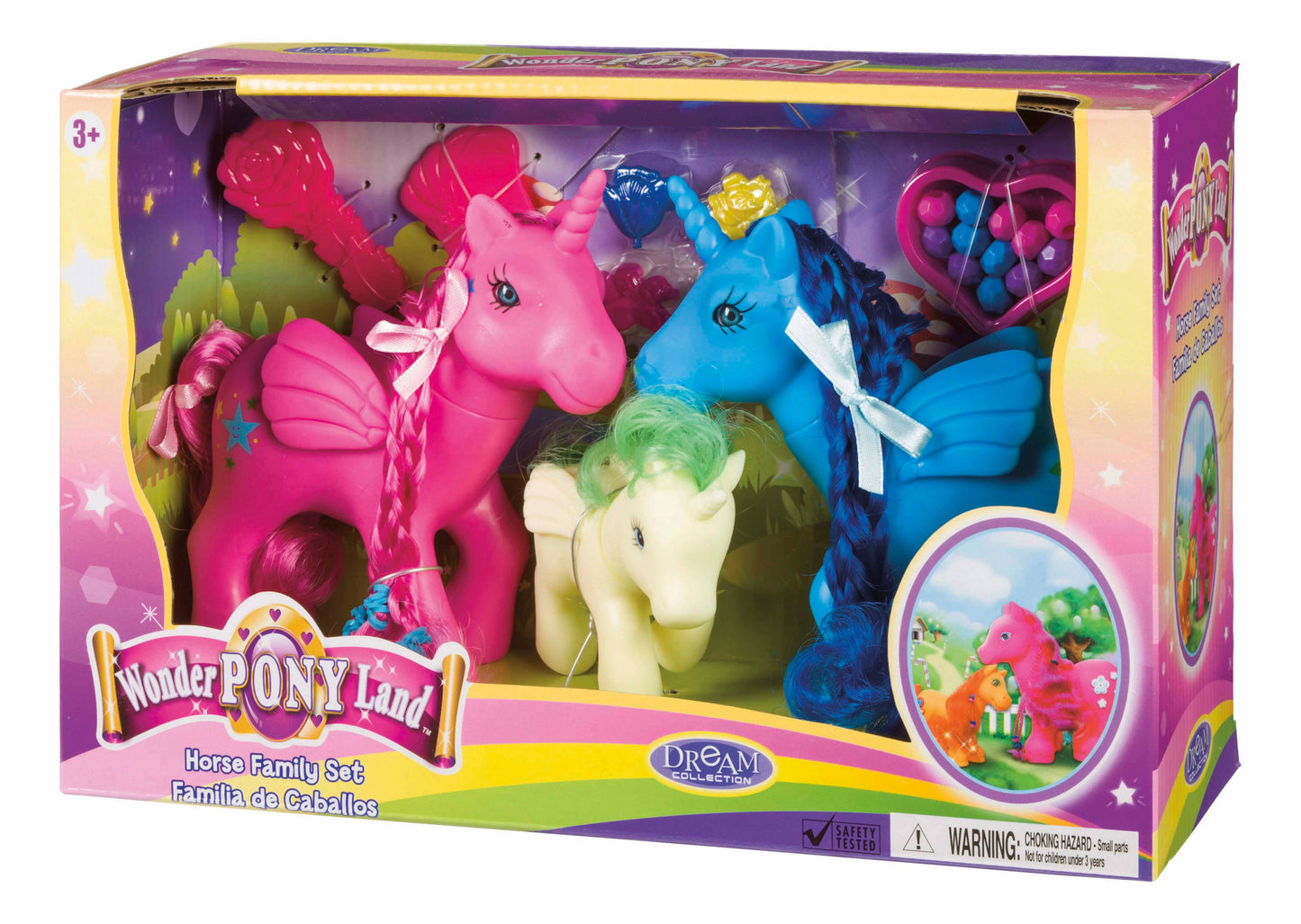 Toysmith - Toysmith Wonder Pony Land Horse & Family Set