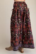 Printed Cotton Floral Pants
