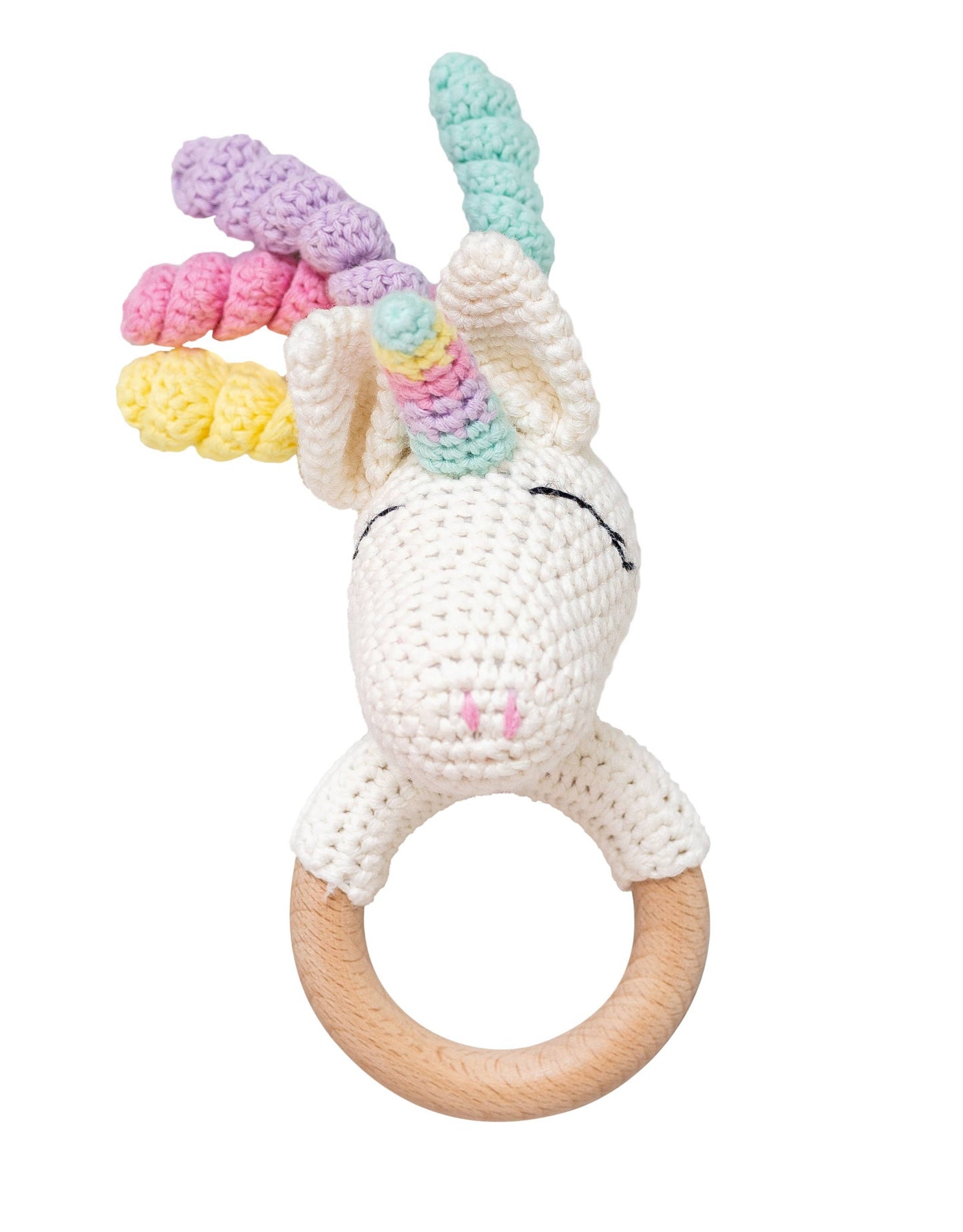 Wonderjoys Baby Co - Animal Hand Crochet Rattles - Classic Collection