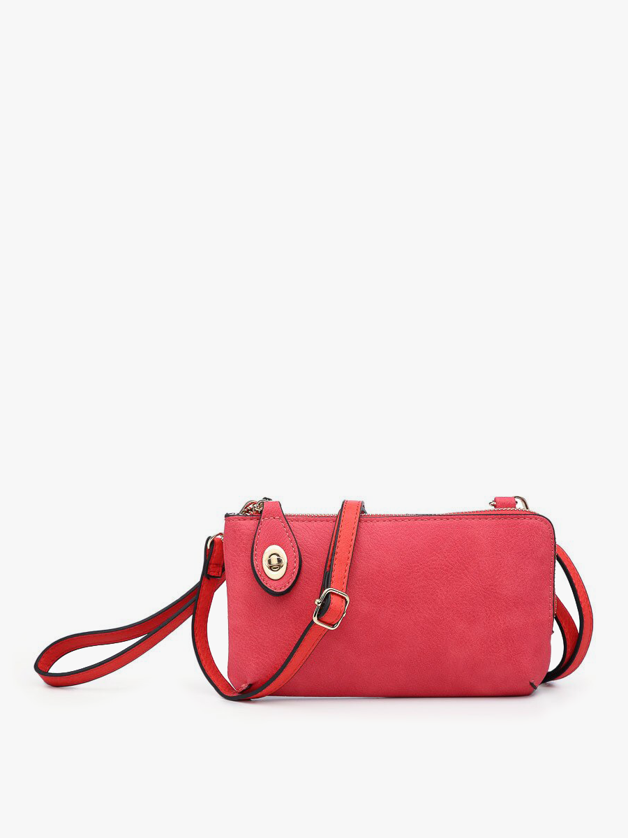 Jen & Co. - M1818 Kendall Crossbody/Wristlet w/ Twist Lock Closure