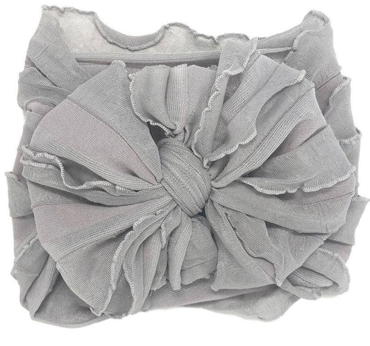 Rockin Royalty - Sterling Ruffled Headband